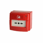 Buton de apelare R5A-RF pentru centrala de incendiu cu transmisie Radio. Este un dispozitiv RF care funcționează cu baterii, conceput pentru a fi utilizat cu gateway-ul radio M200G-RF, care rulează pe un sistem de incendiu adresabil.