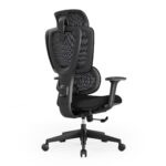 Scaun birou Serioux Aeromesh, Dimensiuni (LxAxÎ): 68,5x67x111-119cm, Capacitate greutate: 150 kg, Material suprafață: Material plasă, Material cadru: Fibră de sticlă de înaltă rezistență, Tip cotieră: Cotieră 3D, Tip pârghie pneumatică: Sistem de ridicare pe gaz clasa 3 de 85 mm - Image 4