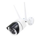 Camera supraveghere video PNI IP649 cu IP, 2MP 1080P, WiFi, slot card micro SD, compatibila cu aplicatia Tuya Smart, Culoare:  Alb / Negru, Senzor imagine:1/2.9" CMOS F37, Rezolutie: 1080P (1920 x 1080), Tip lentila: f:3.6mm, Compresie imagine: H.264+, Microfon integrat, Difuzor integrat, 1 X 10/100 - Image 3