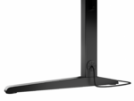 Birou gaming Genesis Holm Modular 160, material lemn/metal, reglabil pe inaltime 70 - 90 cm, iluminare RGB, management cabluri, negru - Image 4