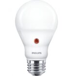 Bec LED cu senzor de lumina Philips A60, EyeComfort, E27, 7.5W (60W) ,806lm, lumina calda (2700K), mat - Image 2