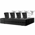 KIT IP 4x CAMERE BULLET 4MP IPC-B140H(2.8 mm) + 1x NVR 8PoE HIWATCH HWN-2108MH-8P