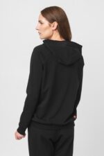 HANORAC COTON DANTELA FEMEI BLACK-S - Image 3