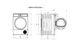 Uscator de rufe HEINNER HHPD-V10T2CHA++, 10 kg, Clasa: E, Alb - Image 3