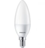 2 Becuri LED Philips B38, EyeComfort, E14, 7W (60W), 806 lm,luminaneutra (4000K), mat - Image 2