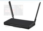 Miktrotik  HAP AC1200 DUAL BAND WIRELESS ROUTER, 5 PORTURI 10/100/1000mbps, 1 x POE, 1 x USB, 2.4Ghz-300 Mbps, 5Ghz-867Mbps, 2 antene externe, 256Mb RAM, quad-core CPU 716 MHz, Wi-Fi 5.