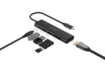 DOCKING Station A4tech universal, 6-in-1, cablu 0.20m, gri - Image 2