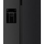 Side by Side HEINNER HSBS-HM513NFIMDXE++, No Frost, 513 L, Clasa E, Dozator apa, Inox antracit