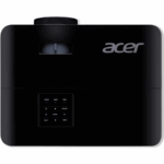 Videoproiector Acer X1228, XGA 1024* 768, up to WUXGA 1920*1200, 4.800 lumeni, 4:3/ 16:9, 20.000:1, diagonala maxima 300'', distanta maxima de proiectie 11.8 m, boxa 3W, lampa 5.000 ore/ 15.000 ore, 27 dB, 2.8 kg, D-sub, 2* HDMI, PC audio in/ out, composite video, DC Out (5V/1A, USB Type A),