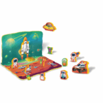 PUZZLE DIN SPUMA EVA, SPATIUL COSMIC, 25 PIESE, PUEDO