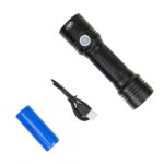 Lanterna dubla PNI Adventure F200 din aluminiu cu LED, acumulator 4000mAh si port micro USB, 3 LED-uri cu deschidere mare si unul cu focus, ambele au 3 niveluri de putere, Tip led: Osram P8, pUTERE: 1 x 10W si 3 x 5W, Capacitate acumulator: 4000mAh, Material: Aluminiu anodizat, Clasa de - Image 7