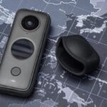 Husa lentila Insta360 One X2, protectie praf si zgarieturi, material silicon, culoare neagra