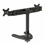 Suport dublu monitor de birou Neomounts FPMA-D700DD; pentru display-uri cu diagonale 19"-30", sistem de prindere VESA 75x75~100x100, greutate maxima suportata 8kg - per ecran, full motion, tilt +180°, swivel +180°, rotate +360°; inaltime reglabila manual 340-444mm; culoare negru. Garantie 5 ani - Image 3