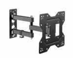 Suport de perete Akai cu inclinatie +3/-10°, diagonala display 23"-43", VESA min. 100x100, VESA max. 200x200, suporta pana la 30kg, distanta fata de perete MAX 378mm, negru