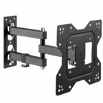 Suport de perete Akai cu inclinatie +3/-10°, diagonala display 23"-43", VESA min. 100x100, VESA max. 200x200, suporta pana la 30kg, distanta fata de perete MAX 378mm, negru