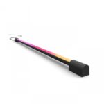 Tub LED RGB Philips Hue Play Gradient Compact, pentru TV 40-55", 1540lm ,lumina alba si color (2000-6500K), 87.7cm, Aluminiu, Negru