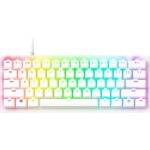 Tastatura Razer Huntsman V3 Pro Mini, swtich Razer™ Analog Optical Switch Gen-2, iluminare Razer Chroma RGB, US layout, alb