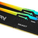 Memorie RAM Kingston FURY Beast RGB, 64 GB DDR5, 6400 MHz, CL32
