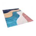 Covor printat, FLOW  200x300 cm, lavabil cu spate antialunecare, inaltime fir 3mm - Image 3