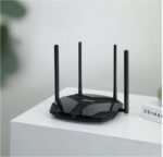 Mercusys Router, AX3000, MU-MIMO, Dual-Band, WPA3, Standarde wireless: Wi-Fi 802.11ax/ac/a/b/g/n, Rata semnal: 2402 Mbps (5 GHz) + 574 Mbps (2.4 GHz), Securitate Wireless:  WEP, WPA / WPA2-Personal, WPA2 / WPA3-Personal, Interfață: 1× Port WAN Gigabit + 3× Porturi LAN Gigabit,   4× Antene fixe - Image 2