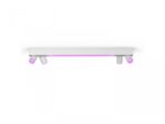 Plafoniera LED RGB Philips Hue Centris, Bluetooth, cu 4xGU10, 4x5.7W+LED 40W, 4200 lm, lumina alba si color (2000-6500K), IP20, Metal, Alb
