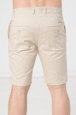 PANTALONI SCURT CASUAL BARBATI BEIGE S - Image 6
