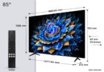Televizor TCL QLED 85T69C, 215 cm, Smart Google TV, 4K Ultra HD, (Model 2025) - Image 2