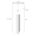 Pendul LED RGB Philips Hue Perifo, Bluetooth, control vocal, 24V, 5.2W, 490 lm, lumina alba si color (2000-6500K), IP20, 28.8x17.7x6.7cm, Metal, Alb - Image 2