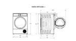 Uscator de rufe HEINNER HHPD-V9T1CHA++, 9 kg, Clasa: E, Alb - Image 3