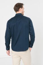 CAMASA CASUAL BARBATI DARK NAVY M - Image 3