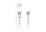 Kit 3 Spoturi LED pentru exterior cu spike Philips CAPER GARDEN LINK ,3x1.5W, 24V, 3x180 lm, lumina calda (2700K), IP44,270x70x60mm, Negru - Image 3