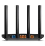 TP-LINK Wireless Router AX1500 WI-FI6, DUAL-BAND, ARCHER AX12; Standarde wireless: IEEE 802.11ax/ac/n/a 5 GHz, IEEE 802.11n/b/g 2.4 GHz, viteze wireless: 5 GHz: 1201 Mbps (802.11ax) 2.4 GHz: 300 Mbps (802.11n), 4 x antene fixe, mod router, mod access point, interfata: 1× port WAN Gigabit, 3× porturi - Image 3