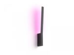 Aplica LED RGB Philips Hue Liane, Bluetooth, 12.2W, 850 lm, luminaalbasi color (2000-6500K), IP20, 55.8cm, Negru