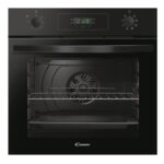 Cuptor Incorporabil Candy FIDCP N615 L Idea oven, MF8 fan assisted, PP, fully black, A+, 65l, timer touch - green display,