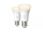 2 Becuri LED inteligente Philips Hue A60, Bluetooth, E27, 9W (60W) ,806lm, lumina calda (2700K) - Image 3