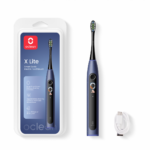 Periuta de dinti smart sonica Oclean X Lite, Functii: Motor Maglev 72,000 miscari/min, 5 moduri, 65 dB, Capacitate baterie: 1100 mAh, durata utilizare: pana la 40 zile, IPX7 waterproof, perie Professional Clean, culoare: albastru