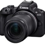 Aparat foto Canon Eos R50 BLACK KIT + Obiectiv RF-S 18-150mm f/3.5-6.3 IS STM, mirrorless, 24.2 Megapixeli, Procesor Digic X, Montura RF, Senzor APS-C 22.3 x 14.9mm, Aspect 3:2, Focalizare: Dual Pixel CMOS AF II,  100 % pe orizontală şi 100 % pe verticală (selectare automată), 90 % pe