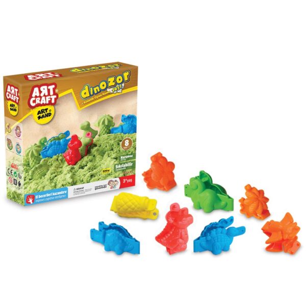 SET NISIP MODELATOR, 500 GR, DINOZAURI