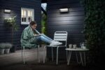 Aplica LED pentru exterior Philips BUSTAN, 3.8W, 800 lm, lumina neutra (4000K), IP44, 92x220x78mm, Antracit - Image 2