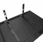 Suport perete Neomounts heavy duty, pentru display-uri interactive si ecrane grele de pana la 32-75", sistem de prindere VESA 400x400, greutate maxima suportata 100kg, fix, distanta fata de perete 4.2cm, cu sistem ce permite prinderea/desprinderea usoara a display-ului, securizabil cu lacat (nu este - Image 3