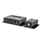 Lindy 50m 4 Port USB 2.0 Cat.5e Extender  Technical details  Specifications  USB Standard: USB 2.0 Supported Bandwidth: 480Mbps Maximum Distance: 50m (164.04ft) Transmission Medium: Cat.5/5e/6 or higher network cable Chipset: NS1021 Special Features: Power over Cable   Connectors  Transmitter Input - Image 2