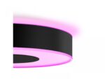 Plafoniera LED RGB Philips Hue Infuse, Bluetooth, 52.5W, 3700 lm ,luminaalba si color (2000-6500K), IP20, 42.5cm, Negru - Image 3