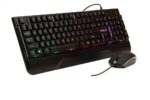 Kit Wired tastatura si mouse SPACER SPGK-INVICTUS, taste numerice, Negru