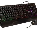 Kit Wired tastatura si mouse SPACER SPGK-INVICTUS, taste numerice, Negru
