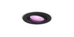Spot LED RGB incastrat Philips Hue Centura, Bluetooth, GU10, 5.7W, 350 lm, lumina alba si color (2000-6500K), IP20, 9cm, Negru