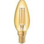 Bec LED Osram Vintage 1906 CLAS B, E14, 4W (35W), 410 lm, lumina calda(2400K), cu filament