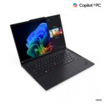 Laptop Business Lenovo ThinkPad T14s Gen 6 (AMD) Copilot+ PC, cu procesor Ryzen AI 7 PRO 360, 14'' IPS, 64 GB LPDDR5x, 1 TB, AMD Radeon 880M, Windows 11 Pro, 3 ani Garantie