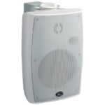 Difuzor perete (wall mounted speaker) ITC T-775HW, pentru sisteme de Public Address (PA), difuzoare 5"+1.5" Two way, trepte 3.75W-7.5W-15W- 30W, line input 70V/100V/8ohm, Max. SPL (Rated W/1M) 103dB, carcasa ABS body, grila metalica, suport de metal, culoare alba, dimensiuni 285 x 180 x 186 mm