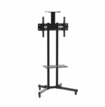 Stand TV Mobil Serioux TV109, Reglabil, 32-70'', VESA 600x400mm, suporta pana la 50kg, negru - Image 2