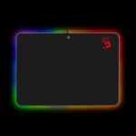 Mousepad A4Tech, RGB Gaming, cu led 358 x 256 x 2.6 mm, negru